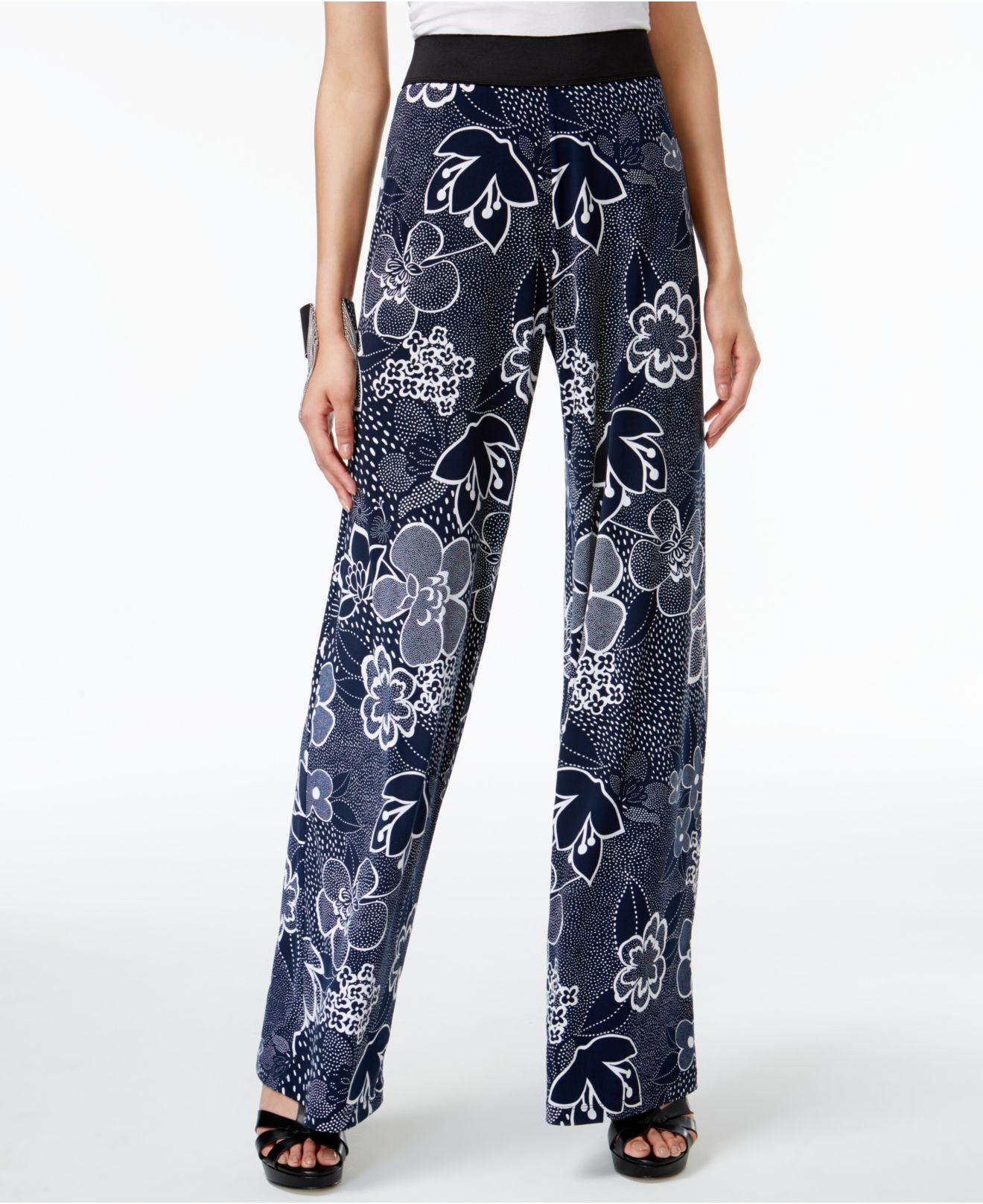 women's printed palazzo pants